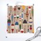 Retro Camping Lake Fishing House Bobber Tackle Vintage Camp Summer Nautical Cabincore Fisherman Colorful Custom Printed Fabric by Spoonflower Various Fabrics by the Yard or Fat Quarter